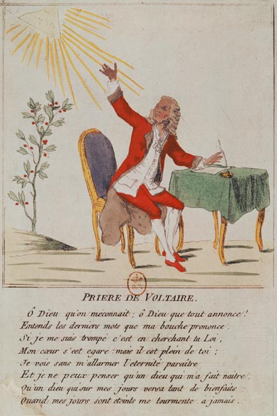 The Prayer of Voltaire à École française