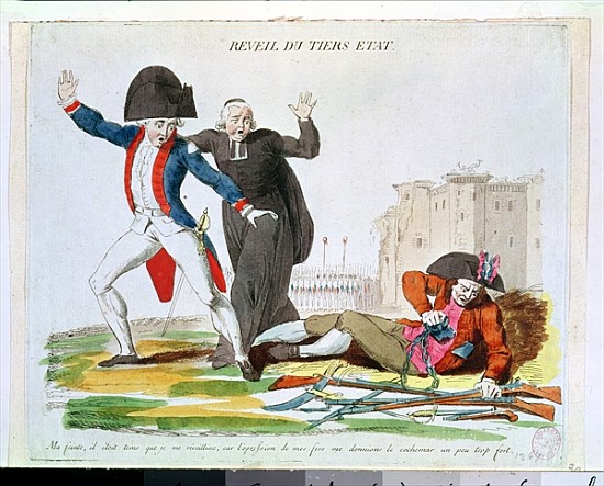 The Awakening of the Third Estate, July 1789 (see also 266297) à École française