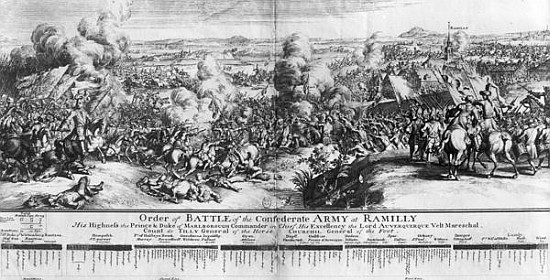 The Battle of Ramillies, 23rd May 1706 à École française