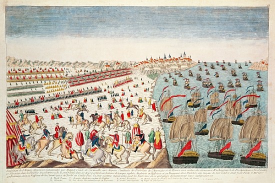 The Battle of Yorktown, 19th October 1781 à École française