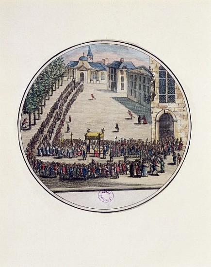 The Blessed Sacrament being carried in Procession at the Opening of the Estates General at Versaille à École française