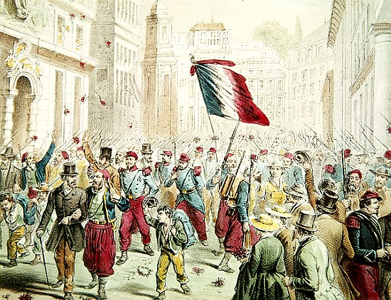 The French entering Genoa in 1859 à École française