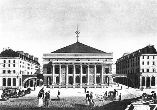 The Theatre de l''Odeon, c.1830 à École française