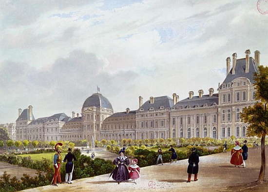 The Tuileries during the Restoration à École française