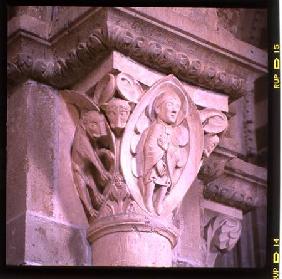 Daniel in the Lion's Cage, capital relief