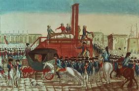 Execution of Louis XVI (1754-93) 21st January 1793 (see also 154902)