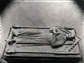 Funeral statue of Louis de France (1243-60), oldest son of saint Louis, from Royaumont Abbey