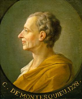 Portrait of Charles de Montesquieu (1689-1755), French philosopher and jurist