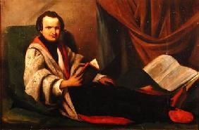 Victor Hugo (1802-85) on his divan