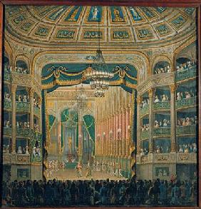 View of the Stage of the Paris Opera, Rue Richelieu, Paris