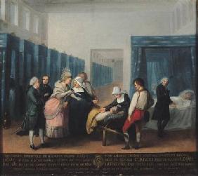 The Visit of Monsieur and Madame Necker to the Hopital de la Charite