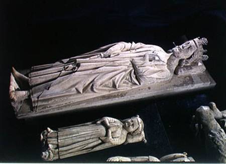 Tombs of Robert II (c.970-1031) 'the Pious' and Jean I (b & d 1316) the Posthumous à École française