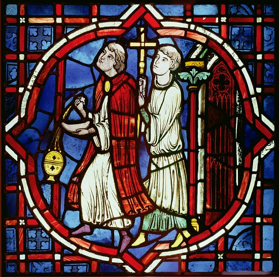 Two Ecclesiastical Figures, 1205-15 à École française