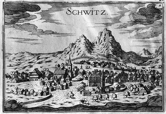 View of Schwyz à École française