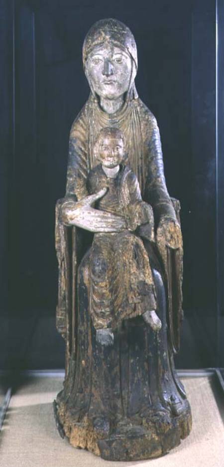 Virgin and Child in Majestry, from Forez à École française