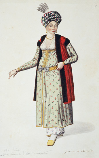 Woman from Rumelia, Ottoman period à École française