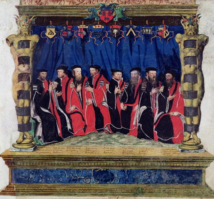 The Aldermen of Toulouse, 1554 à Ecole Française, (16ème siècle)
