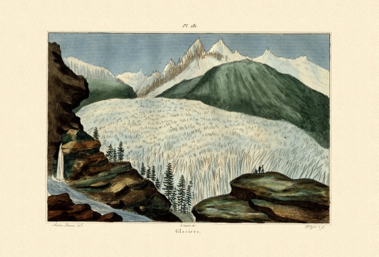 Glaciers à École française, (19ème siècle)