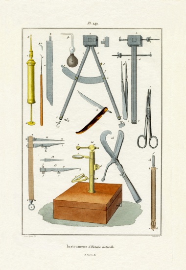 Instruments à École française, (19ème siècle)