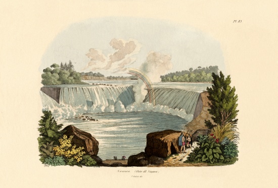 Niagara Falls à École française, (19ème siècle)