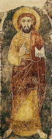 portrait d'un apôtre. à Fresque (catalane)