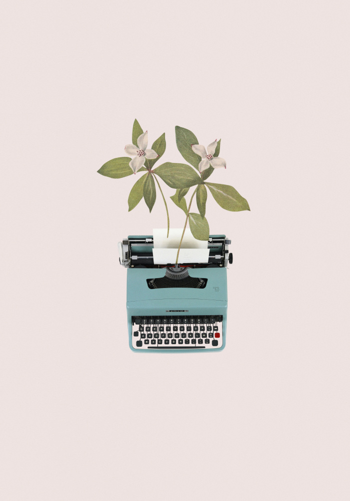 Botanical typewriter à Frida Floral Studio