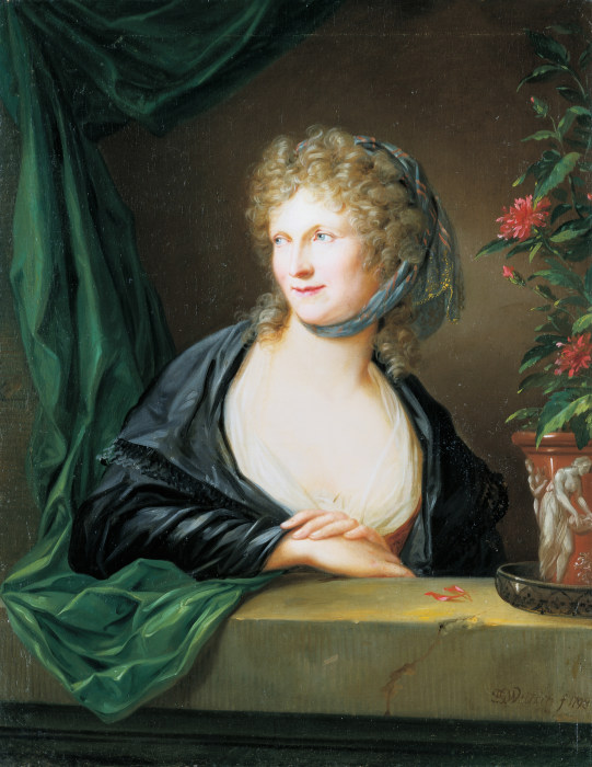 Portrait of an Unknown Woman à Friedrich Georg Weitsch