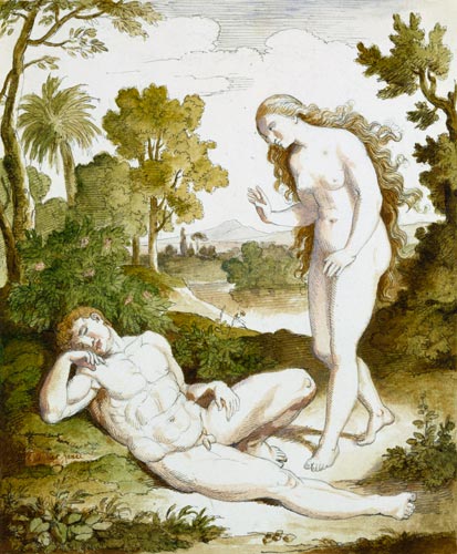 Adam et Eve à Friedrich Maler-Müller Müller