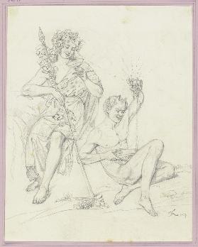 Bacchus and Faun