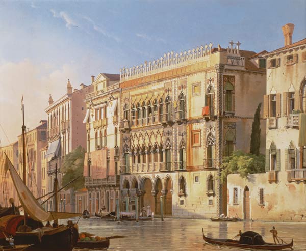 The Ca' d'Oro, Venice à Friedrich Nerly