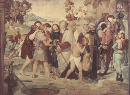 Joseph Being Sold by his Brothers, from the Casa Bartholdy fresco cycle à Friedrich Overbeck