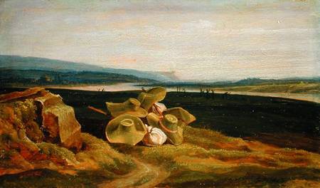 Landscape with Sun Hats à Friedrich Philipp Reinhold