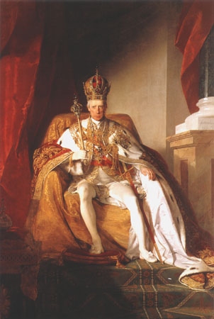 Empereur Franz l. d'Autriche en costume d'apparat à Friedrich von Amerling