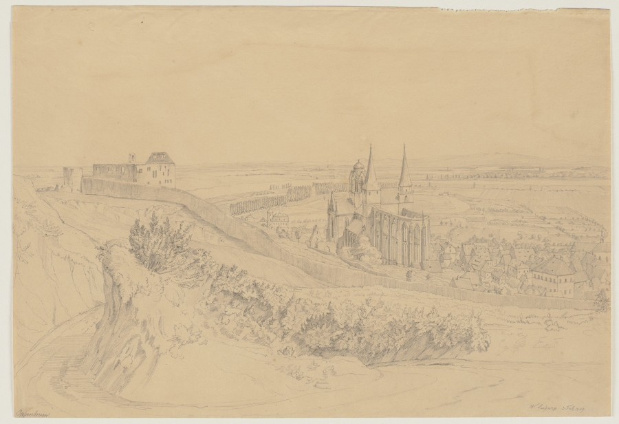 View on Oppenheim à Friedrich Wilhelm Ludwig
