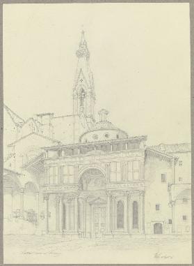 Die Pazzi-Kapelle bei Santa Croce in Florenz