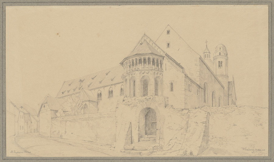 St Pauls church in Worms à Friedrich Wilhelm Ludwig
