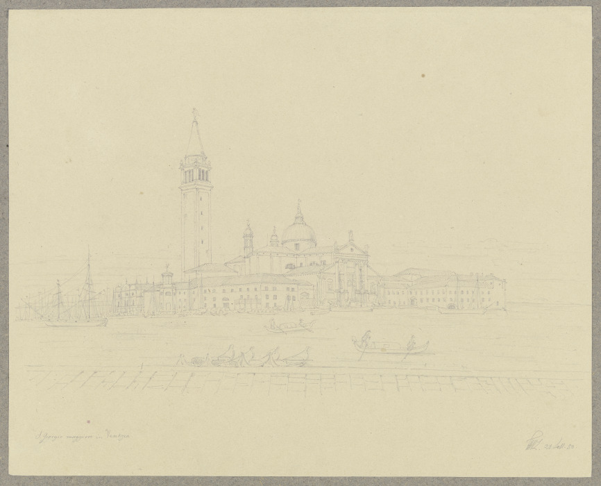 S. Giorgio Maggiore in Venedig à Friedrich Wilhelm Ludwig