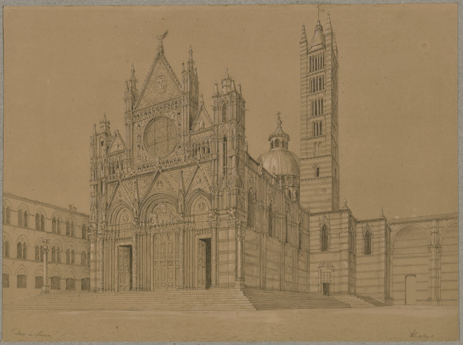 S. Maria Assunta in Siena à Friedrich Wilhelm Ludwig