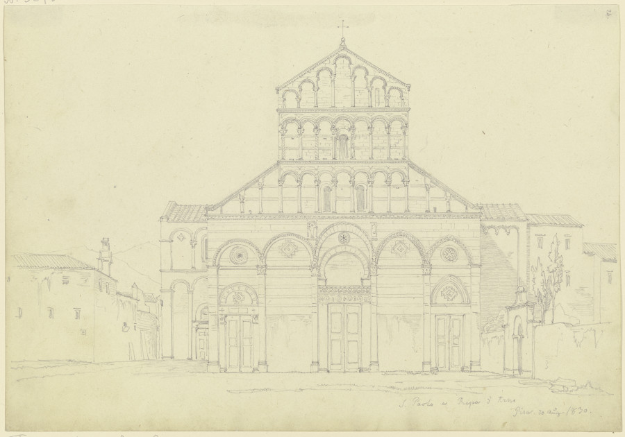 S. Paolo a Ripa d’Arno in Pisa à Friedrich Maximilian Hessemer