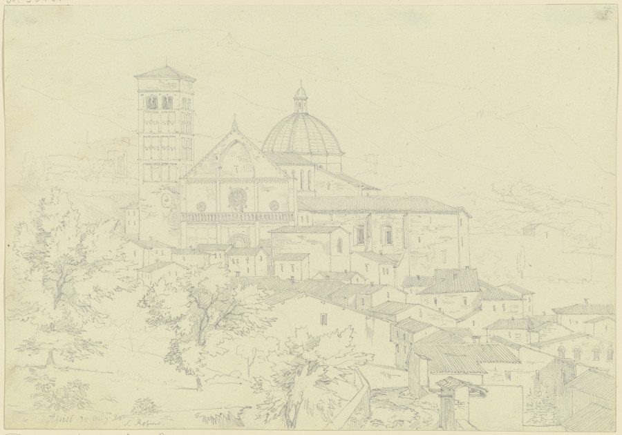 Saint Rufino in Assisi à Friedrich Maximilian Hessemer