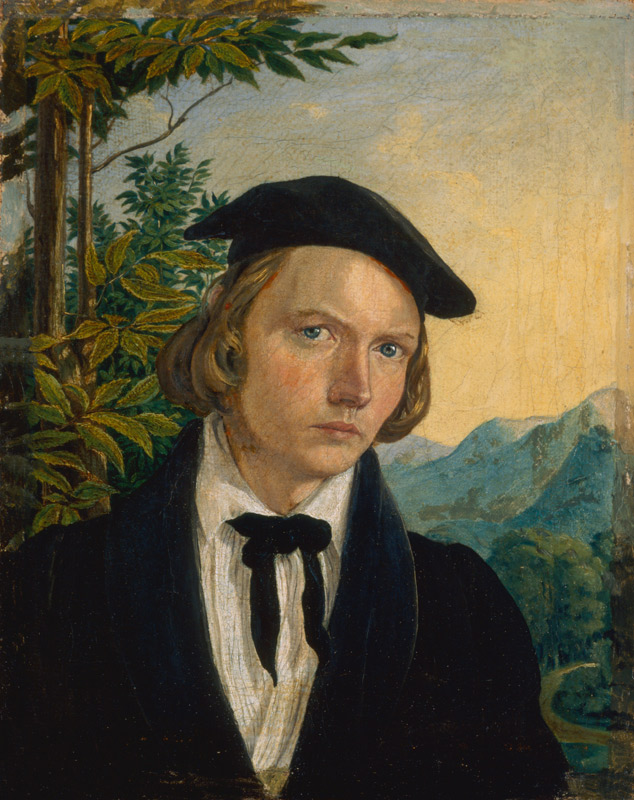 auto-portrait à Friedr.Ludwig Frhr.v. Maydell