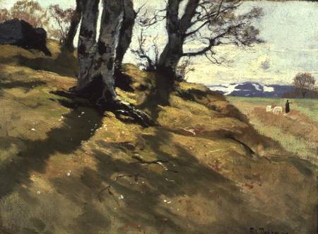 Landscape at Stord, Norway à Frits Thaulow