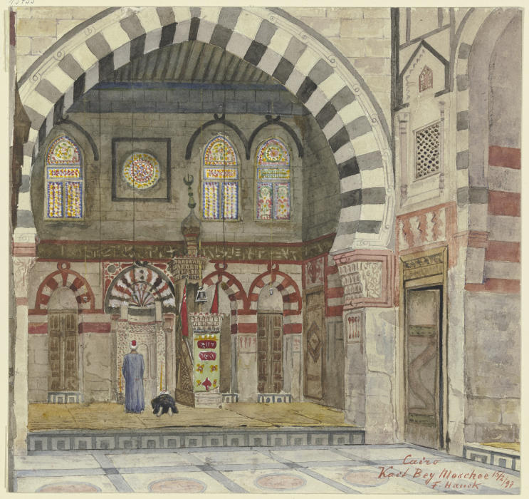 Kait Bey Moschee in Kairo à Fritz Hauck