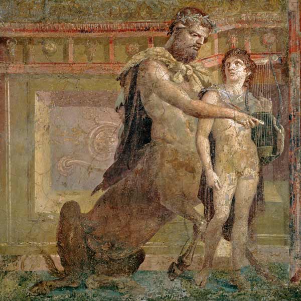 The Education of Achilles à from Herculaneum Chiron