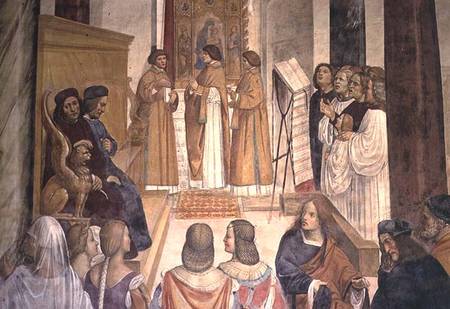 Choral Scene, from the Life of St. Benedict à G. Signorelli