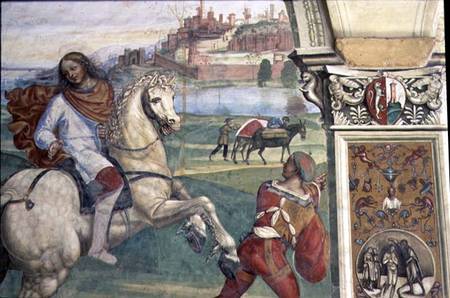 Man on Horseback, from the Life of St. Benedict à G. Signorelli