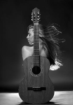 Girl with guitar