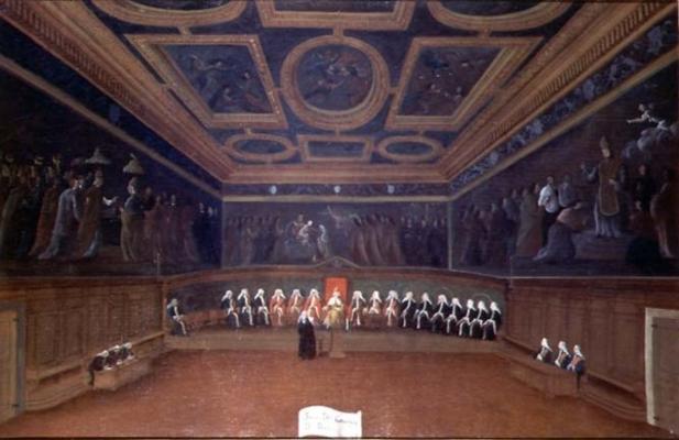 The Room of the Council of Ten, Doges' Palace, Venice à Gabriele Bella