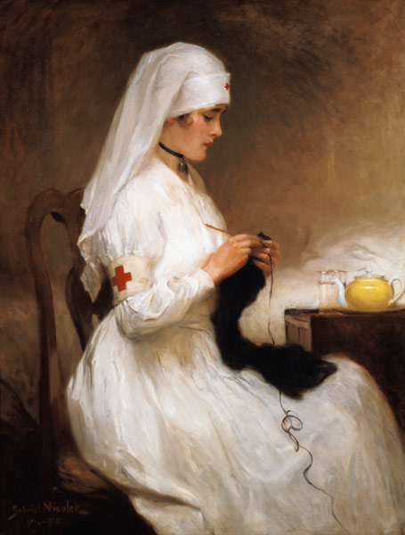 Portrait of a Nurse from the Red Cross à Gabriel Emile Niscolet