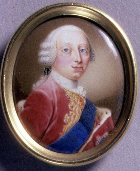 Portrait Miniature of Frederick Louis, Prince of Wales (1707-51) à Gaetano Manini
